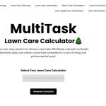 Herramienta IA Universal Lawn Care Calculator
