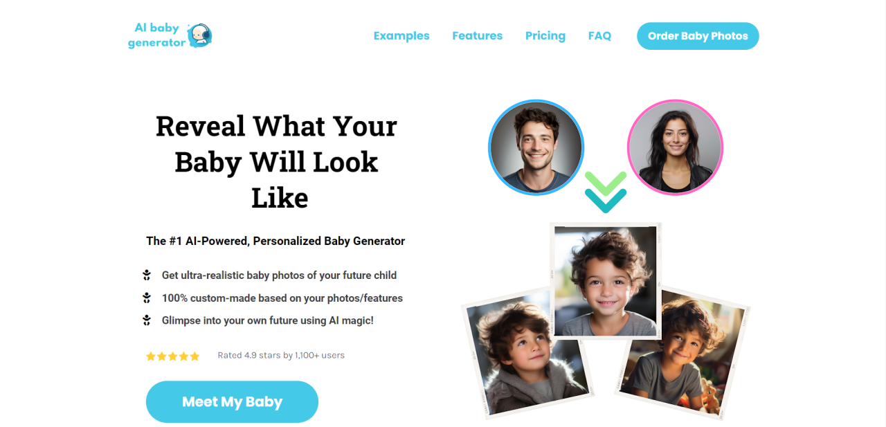 Herramienta IA AI Baby Generator