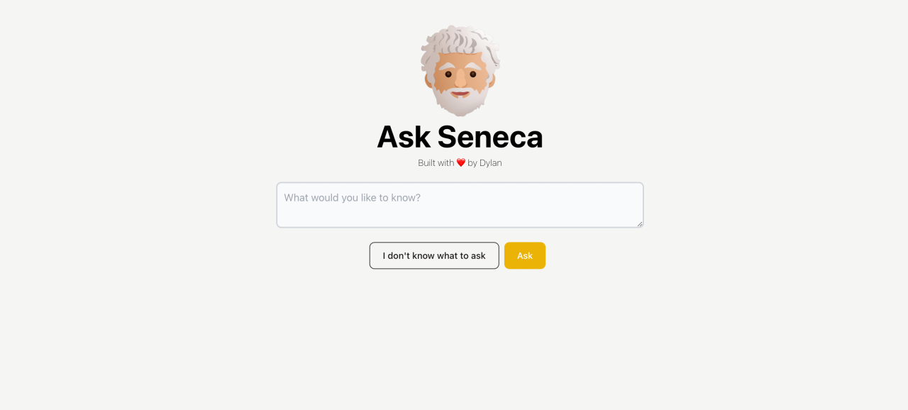 Herramienta IA Ask Seneca