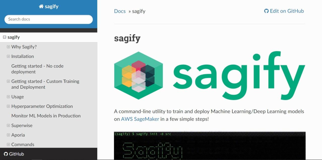 Herramienta IA Sagify
