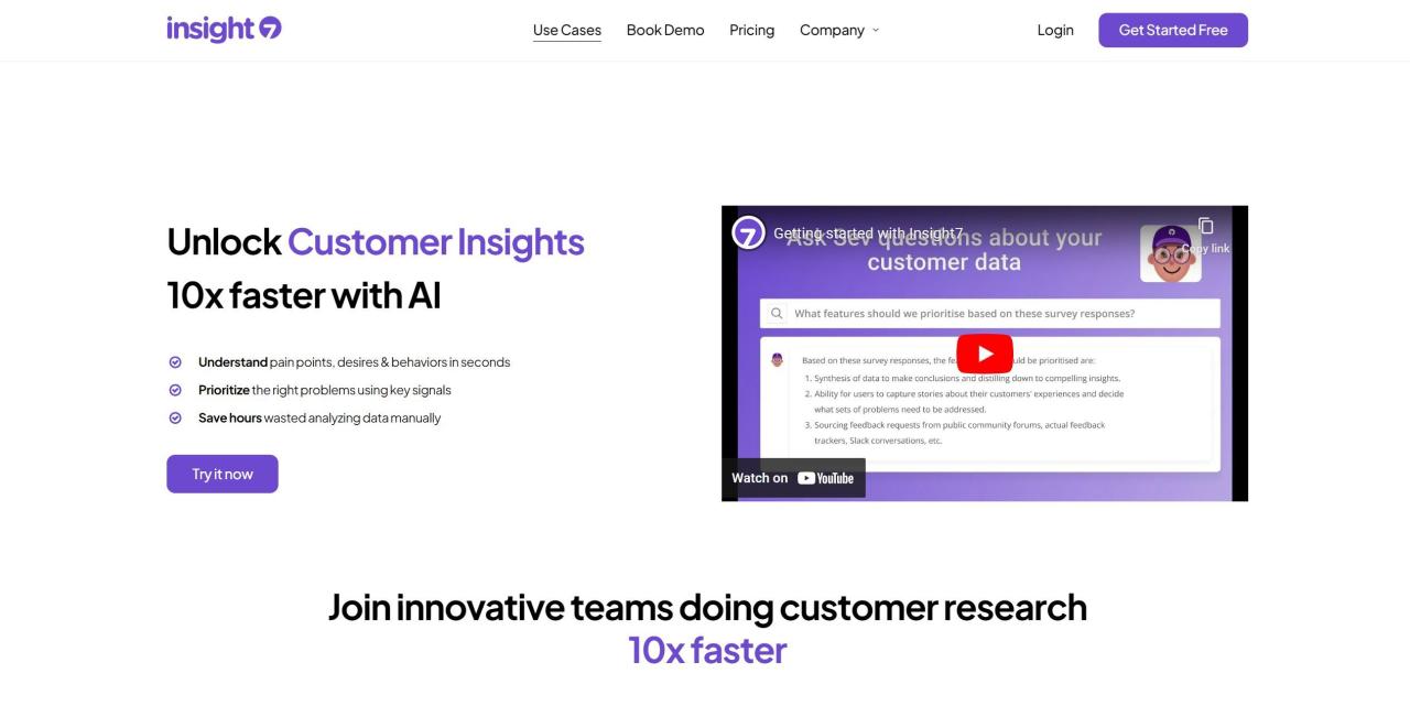 Herramienta IA Insight7