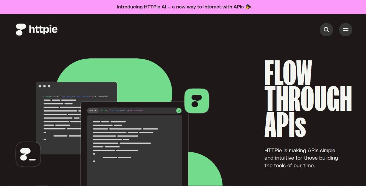 Herramienta IA Httpie AI