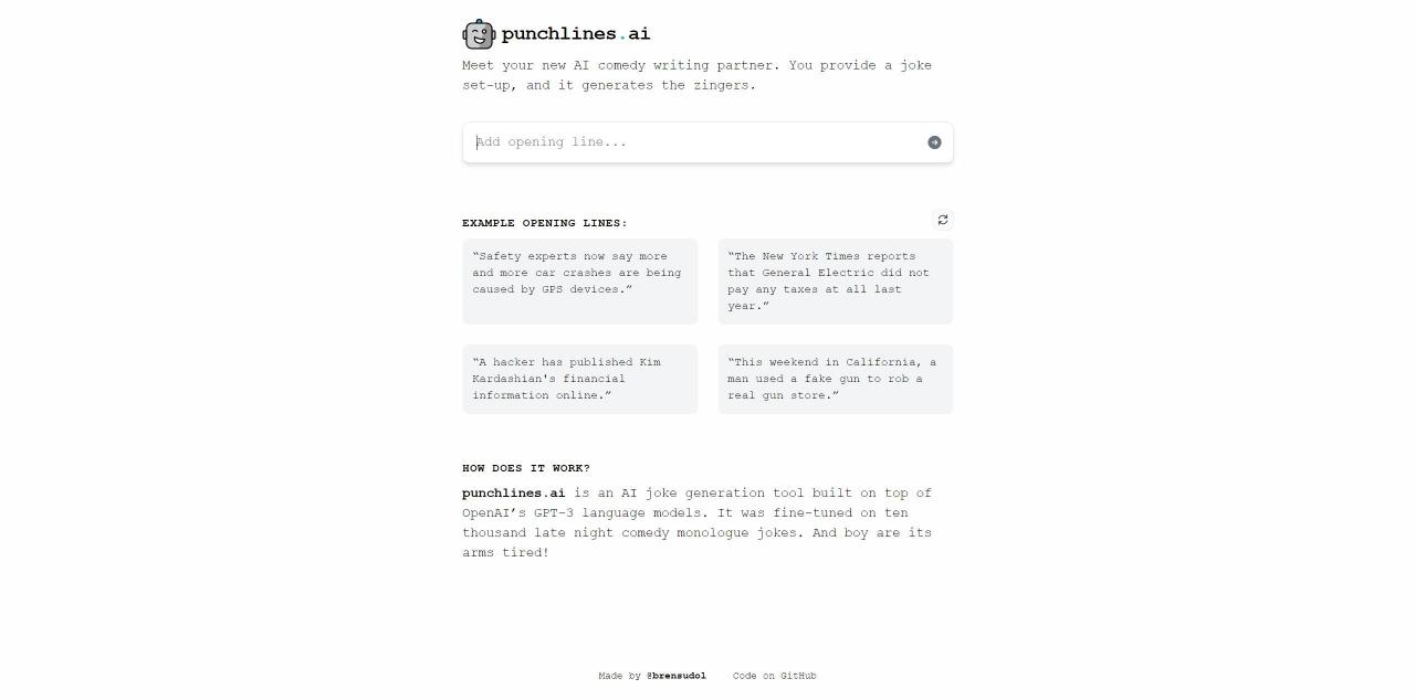 Herramienta IA Punchlines.AI