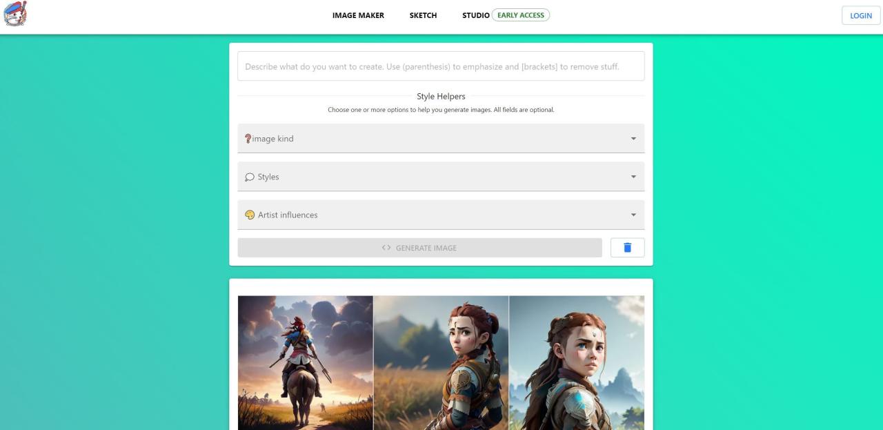 Herramienta IA Image Maker