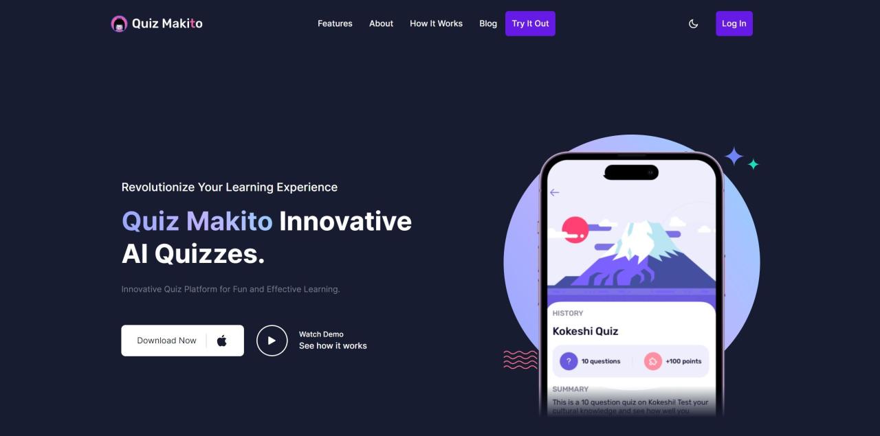 Herramienta IA Quiz Makito
