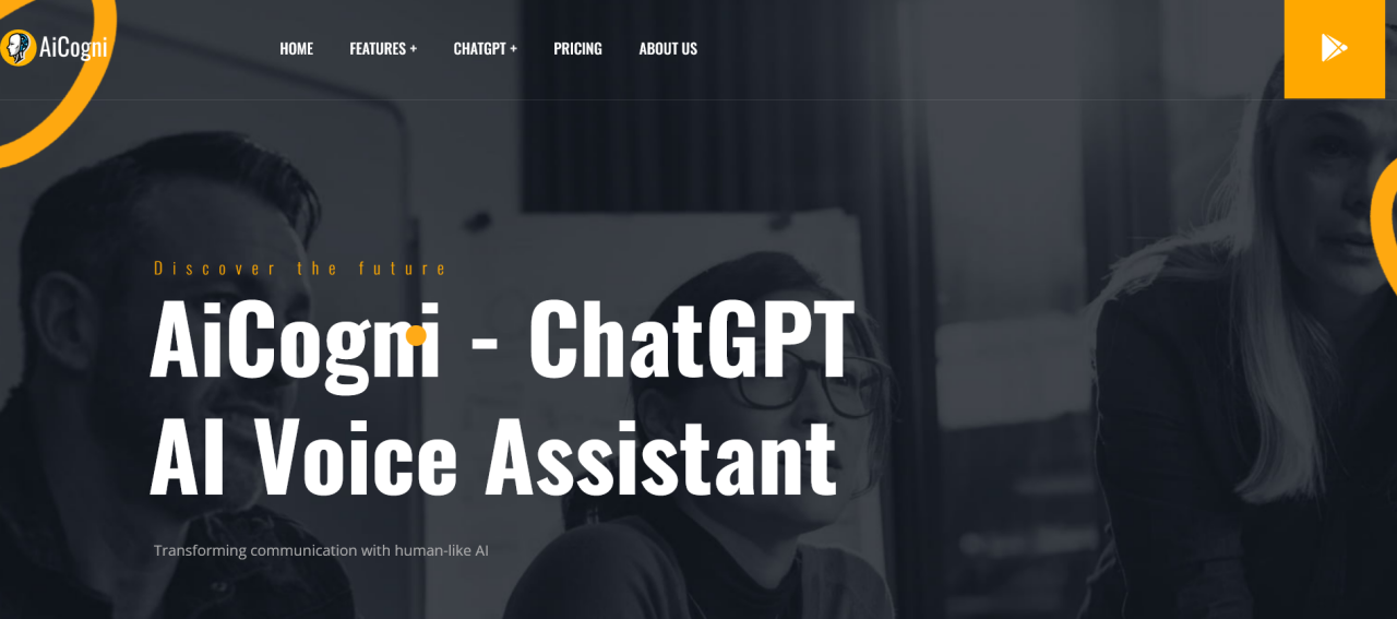 Herramienta IA AIcogni Voice ChatGPT AI