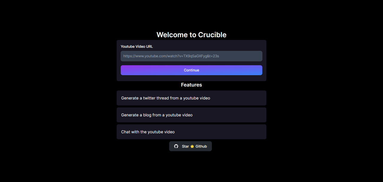 Herramienta IA Crucible