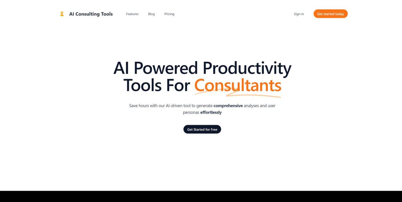 Herramienta IA AI Consulting Tools