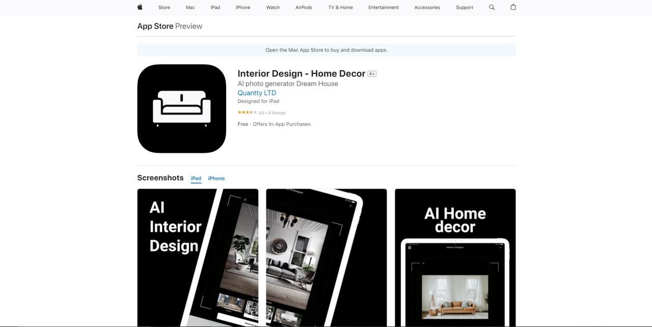 Herramienta IA Interior Design