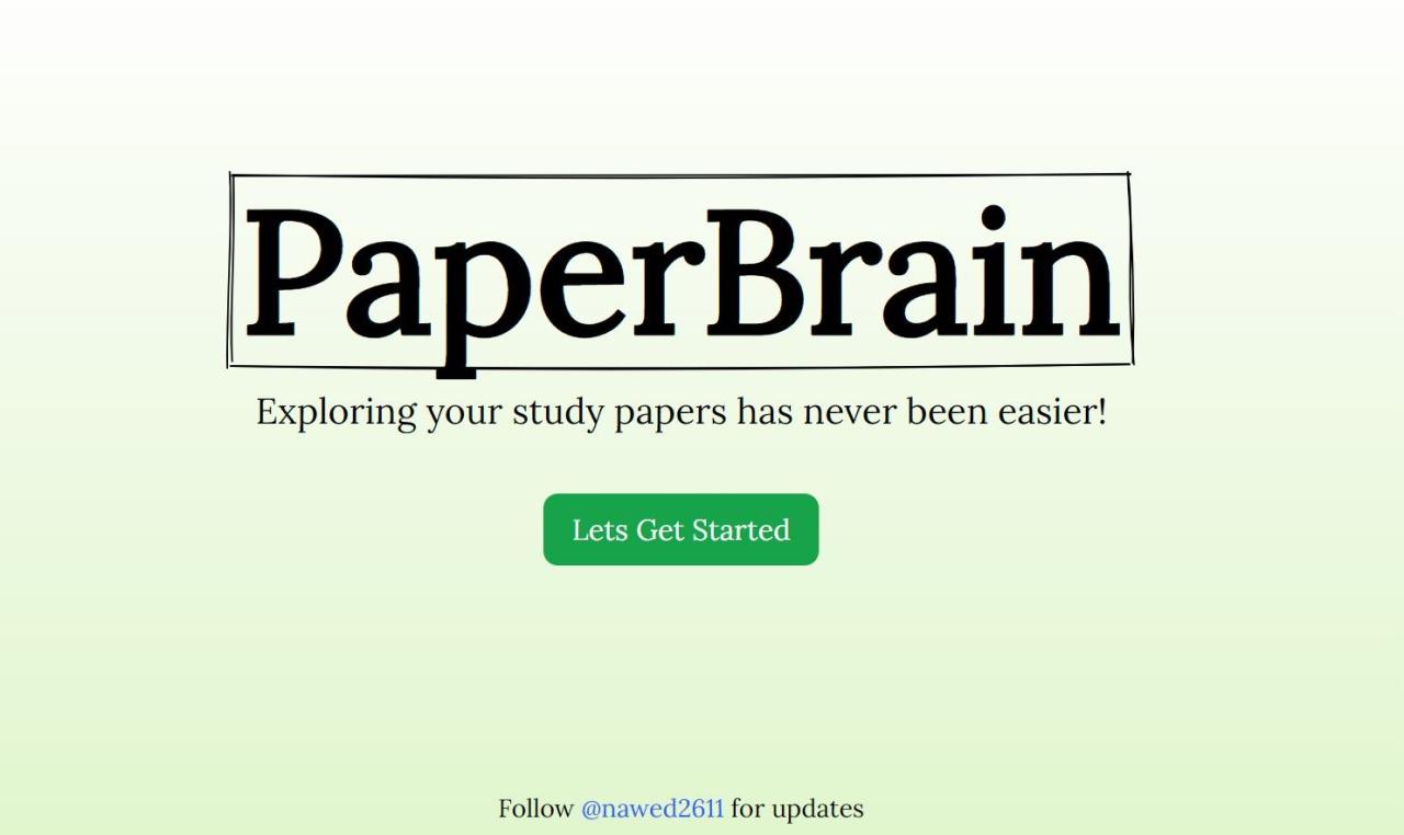 Herramienta IA PaperbrAIn