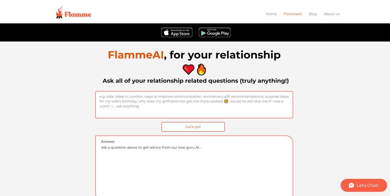 Herramienta IA FlammeAI