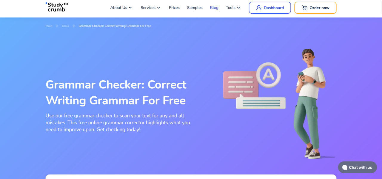 Herramienta IA Grammar Checker