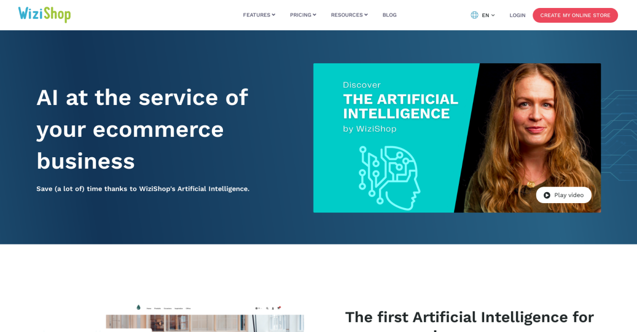 Herramienta IA Wizishop