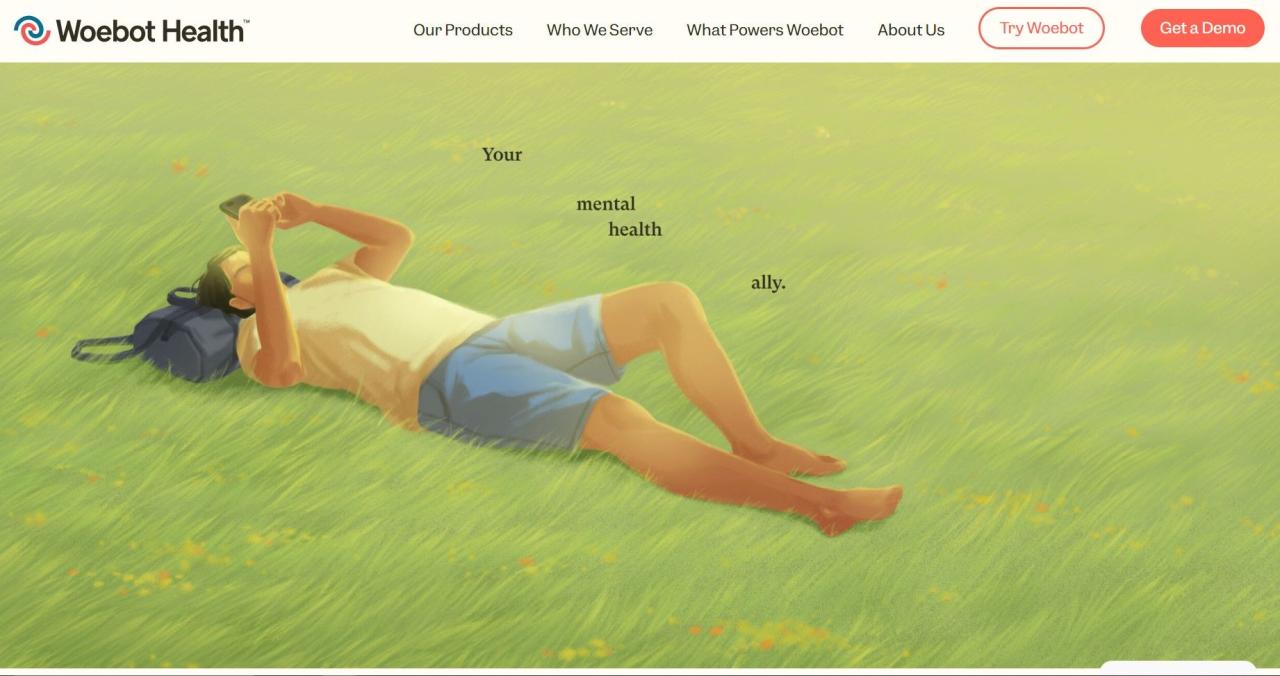 Herramienta IA Woebot Health