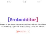 Herramienta IA Embedditor