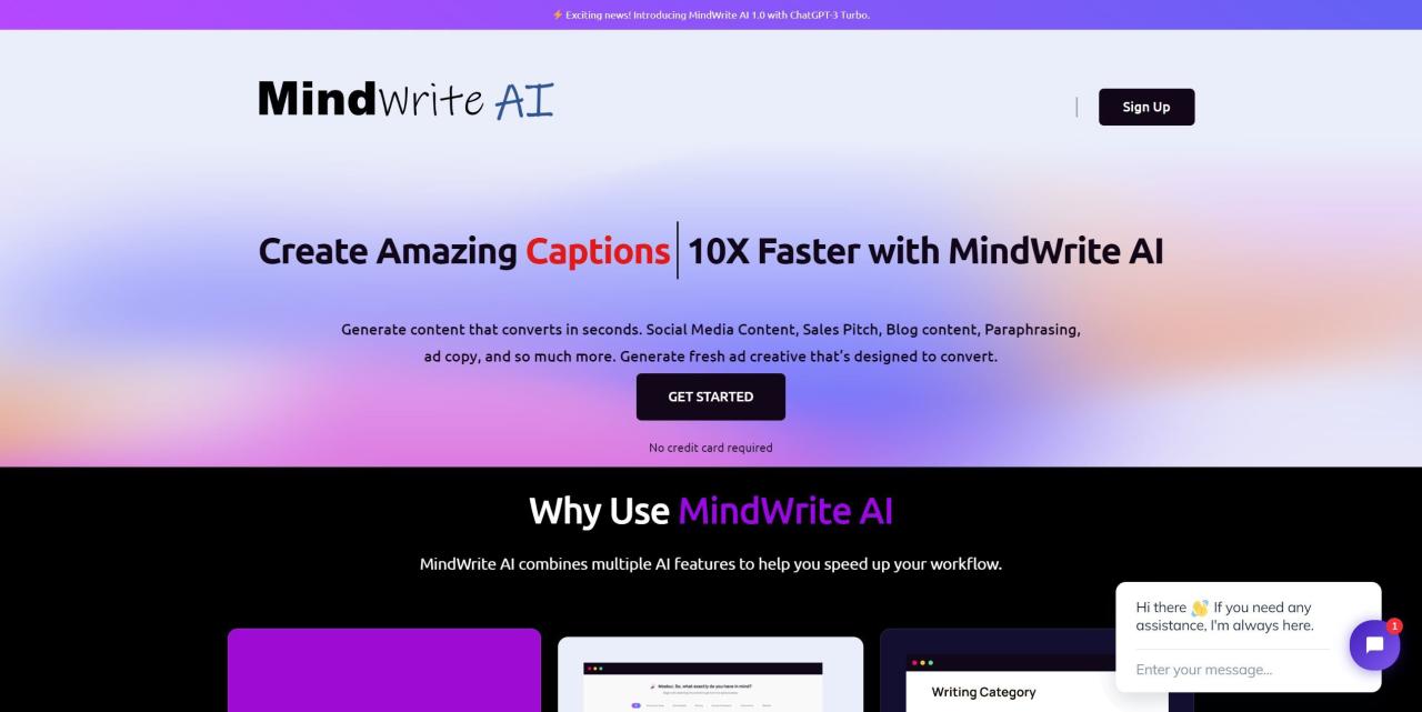 Herramienta IA Mindwrite AI