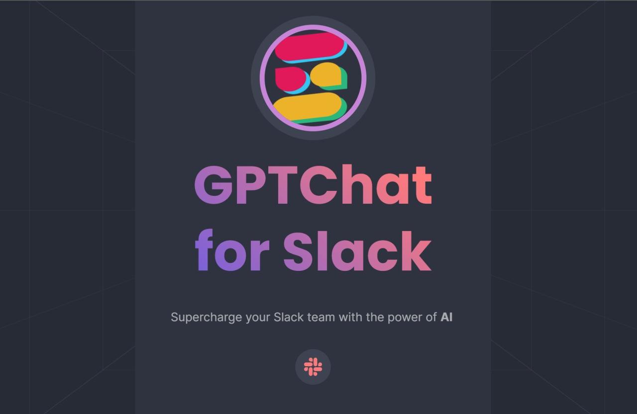 Herramienta IA GPTchat For Slack