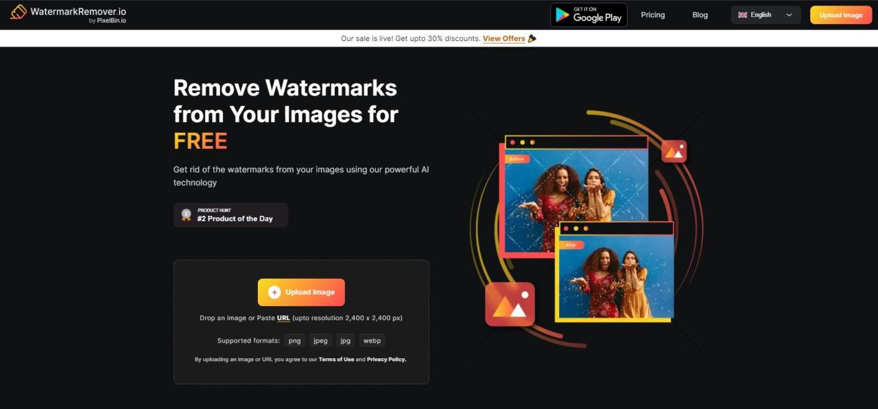 Herramienta IA Watermarkremover.Io