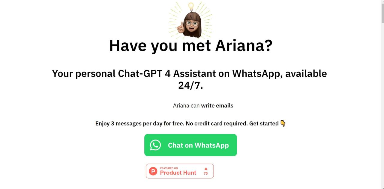 Herramienta IA Ariana
