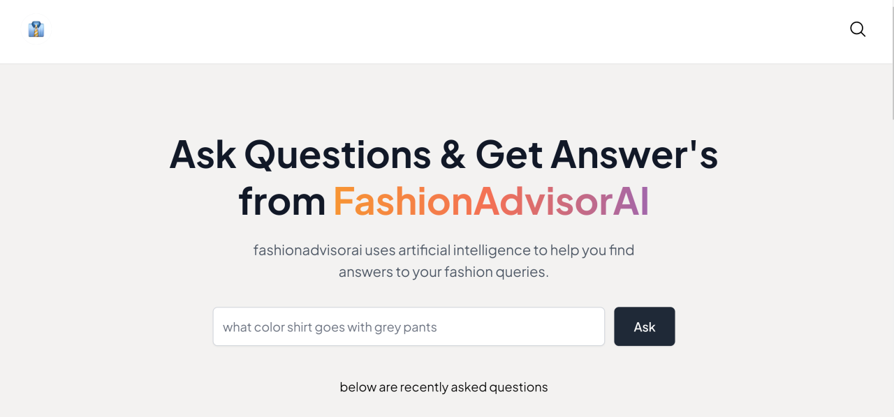 Herramienta IA FashionadvisorAI