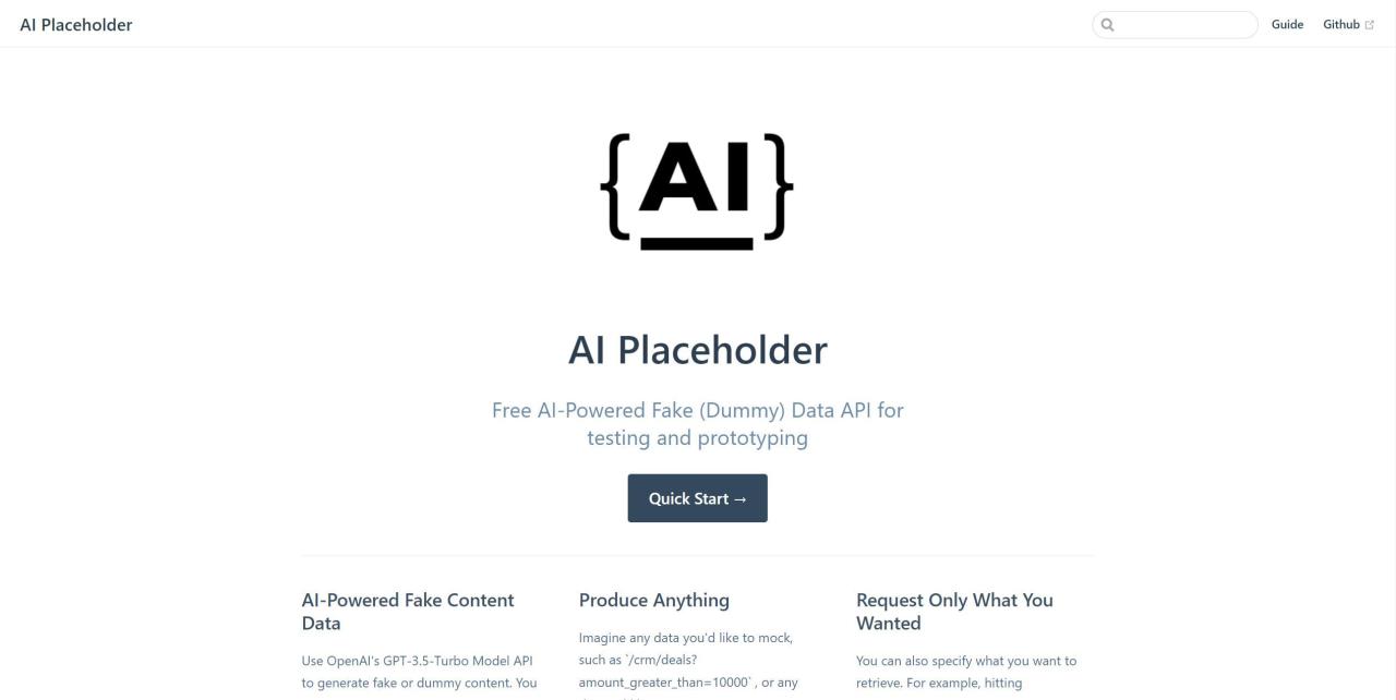 Herramienta IA AI Placeholder
