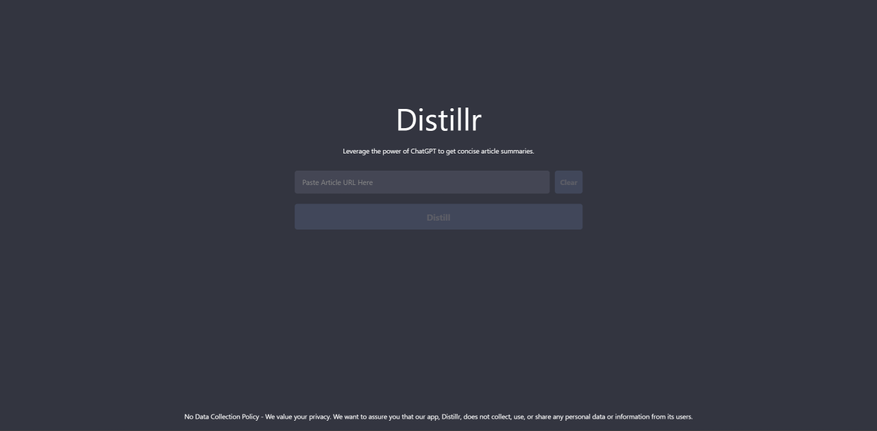 Herramienta IA Distillr