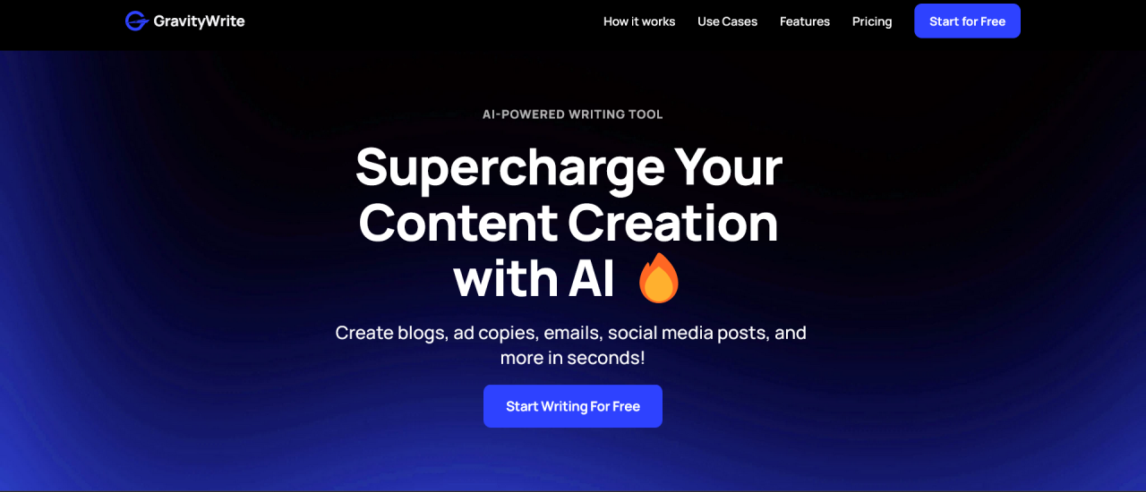 Herramienta IA Gravitywrite
