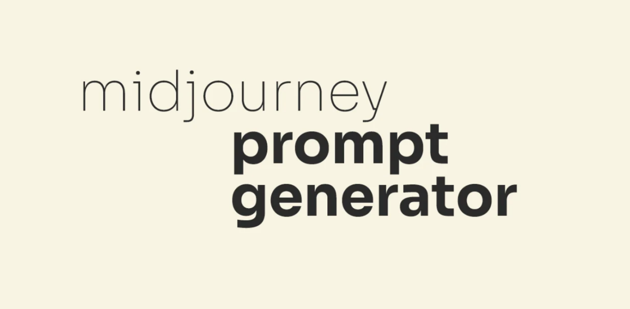 Herramienta IA Midjourney Prompt Generator
