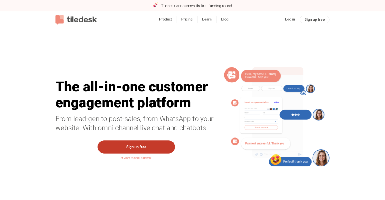 Herramienta IA Tiledesk