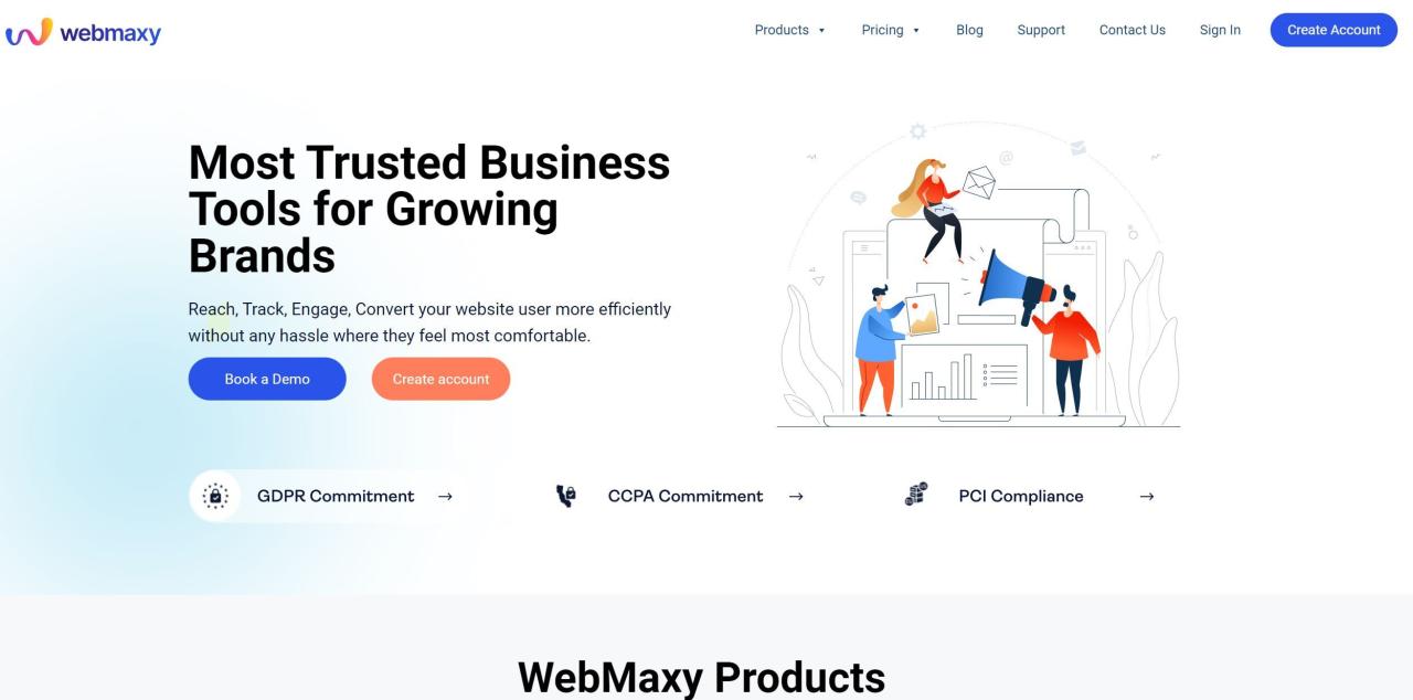 Herramienta IA Webmaxy