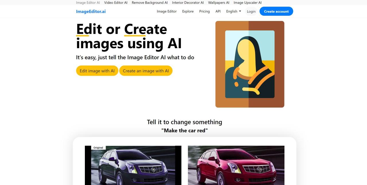 Herramienta IA Imageeditor.AI