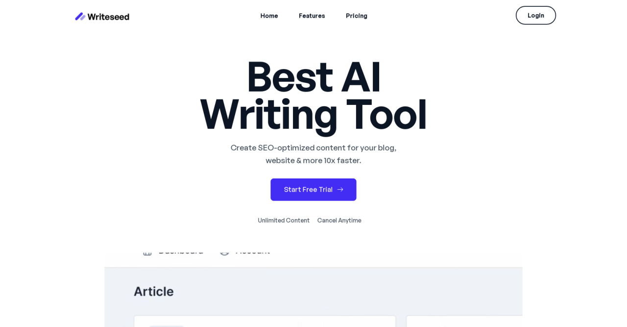 Herramienta IA Writeseed