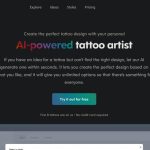 Herramienta IA Tattoos AI
