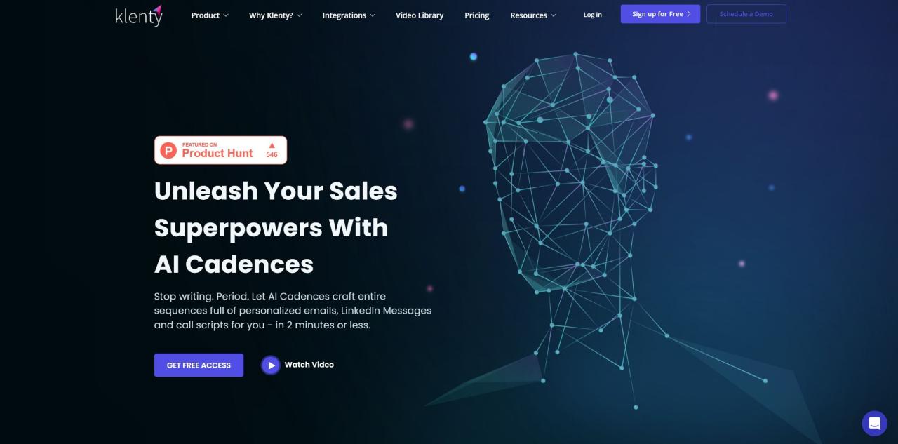 Herramienta IA Klenty