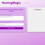 Herramienta IA Naming Magic