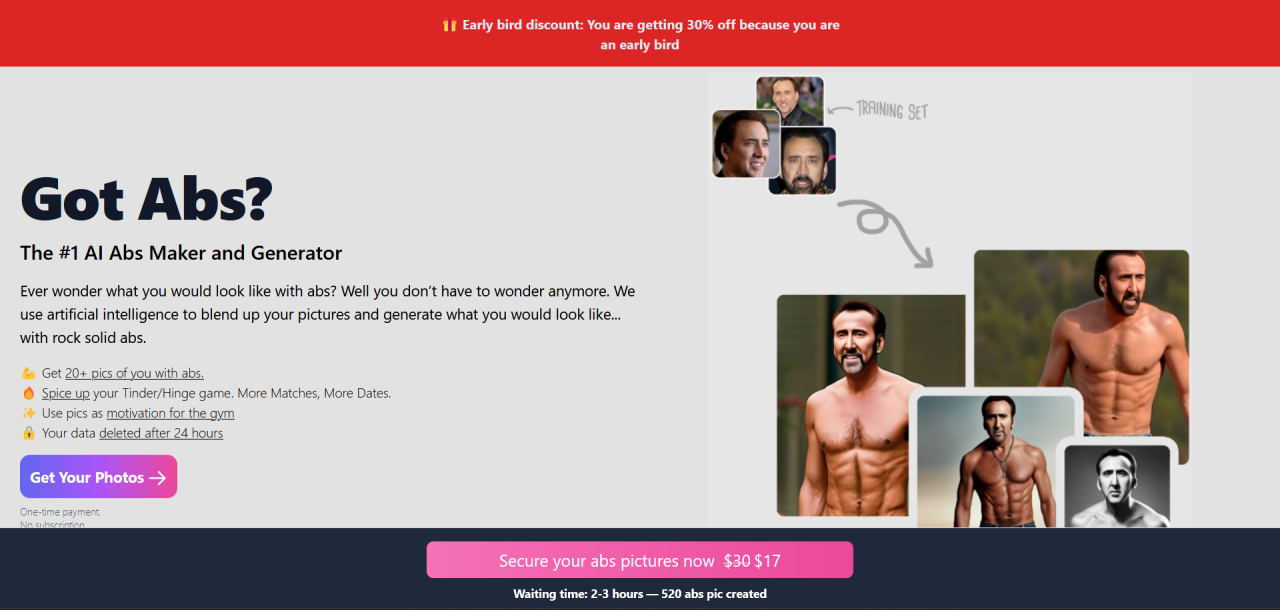 Herramienta IA Tinder Glowup