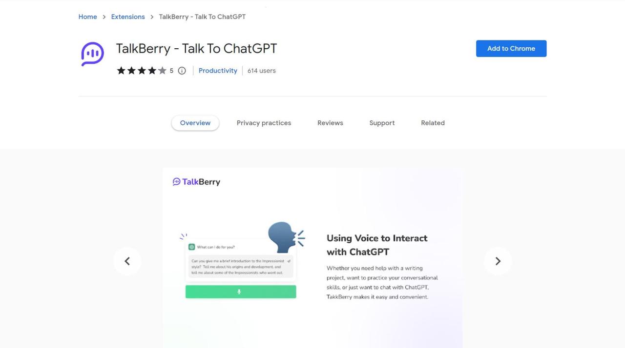 Herramienta IA Talkberry Plugin