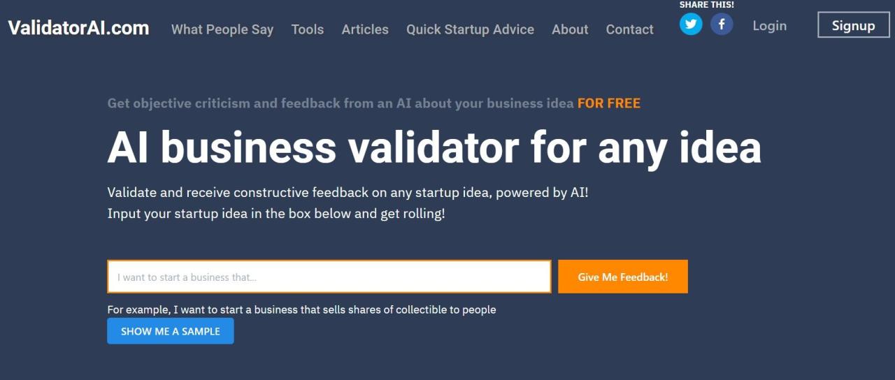 Herramienta IA Validator AI