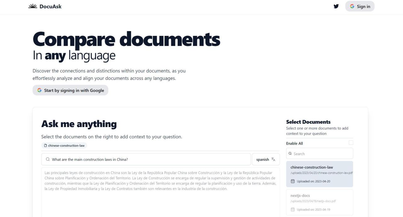 Herramienta IA Docuask