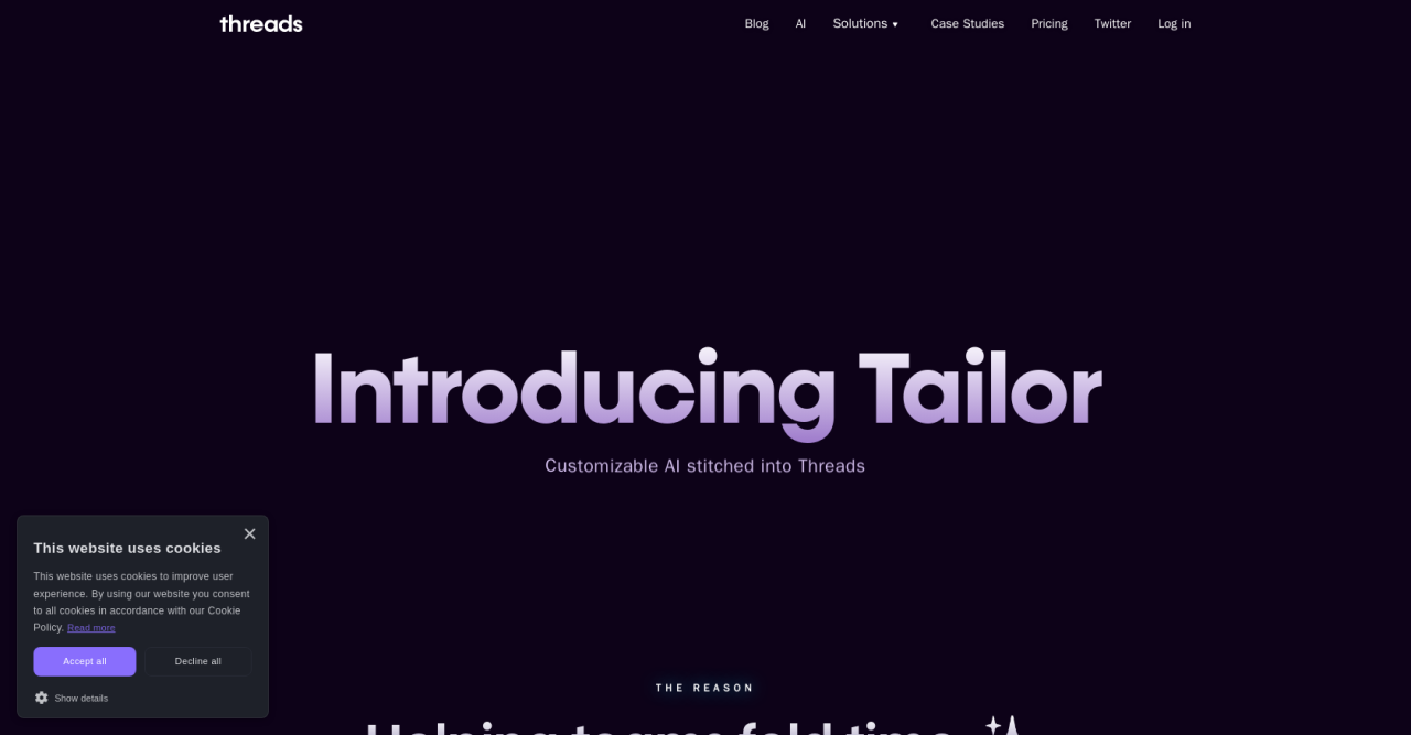 Herramienta IA TAIlor By Threads
