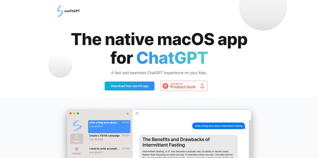 Herramienta IA SwiftGPT