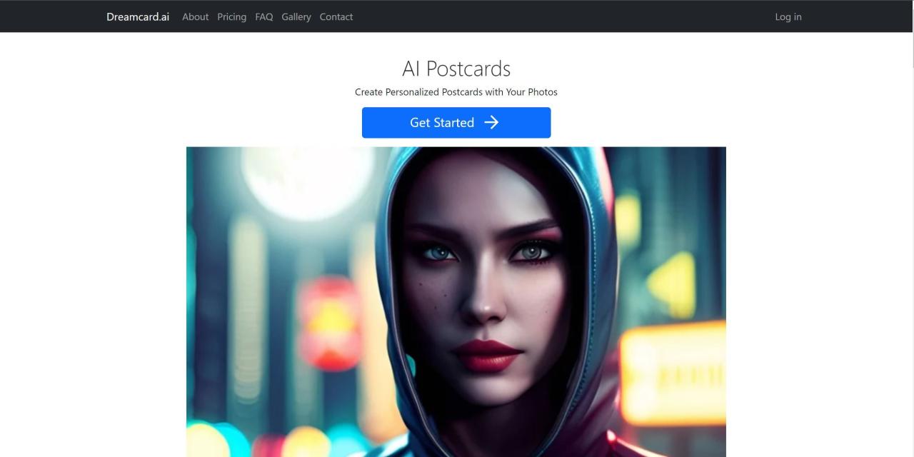 Herramienta IA Dreamcard AI