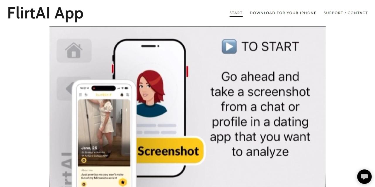 Herramienta IA FlirtAI App