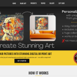 Herramienta IA Coloromo AI Art Generator