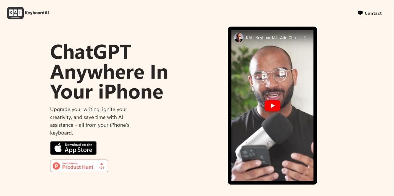 Herramienta IA KAI Keyboard AI