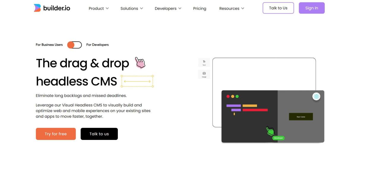 Herramienta IA Builder.Io