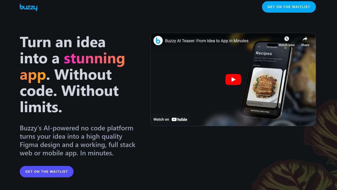 Herramienta IA Buzzy AI