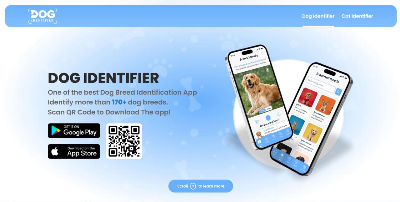 Herramienta IA Dog Identifier