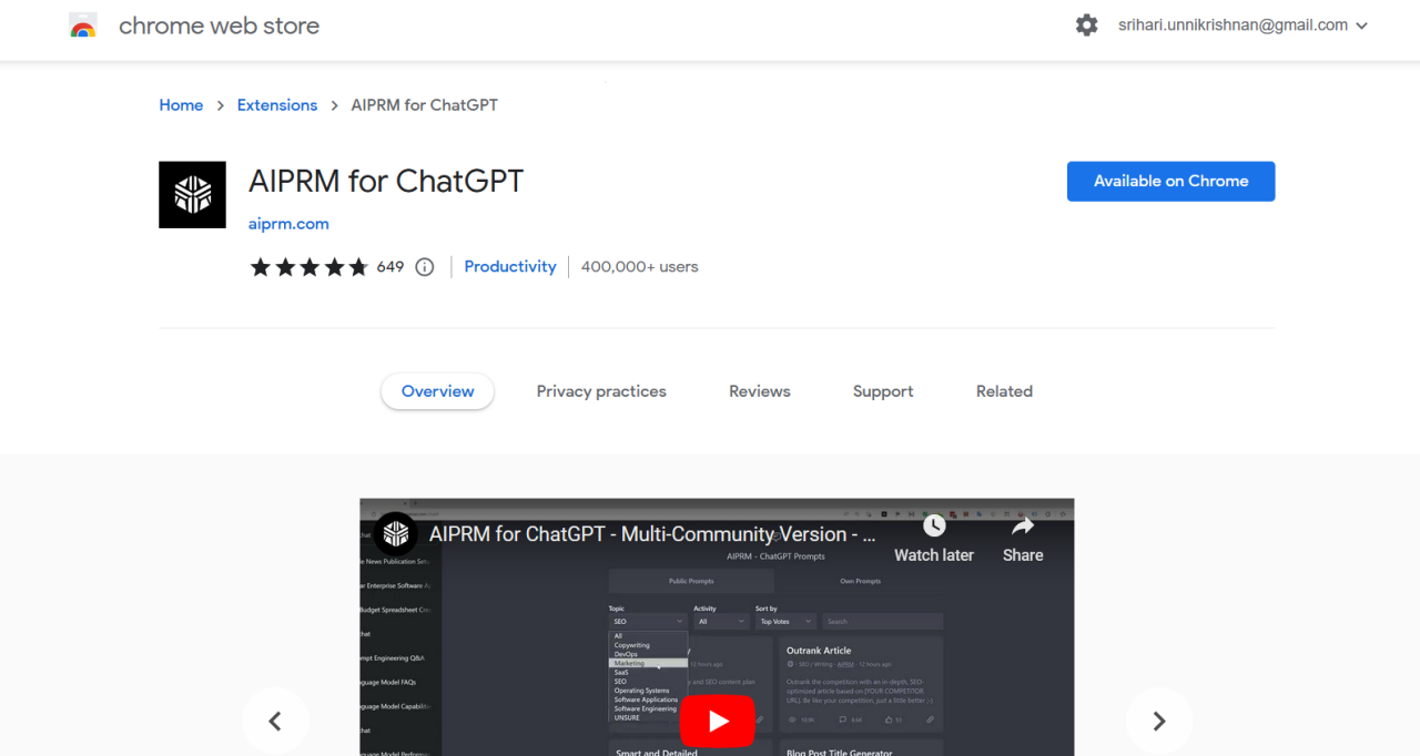 Herramienta IA AIprm