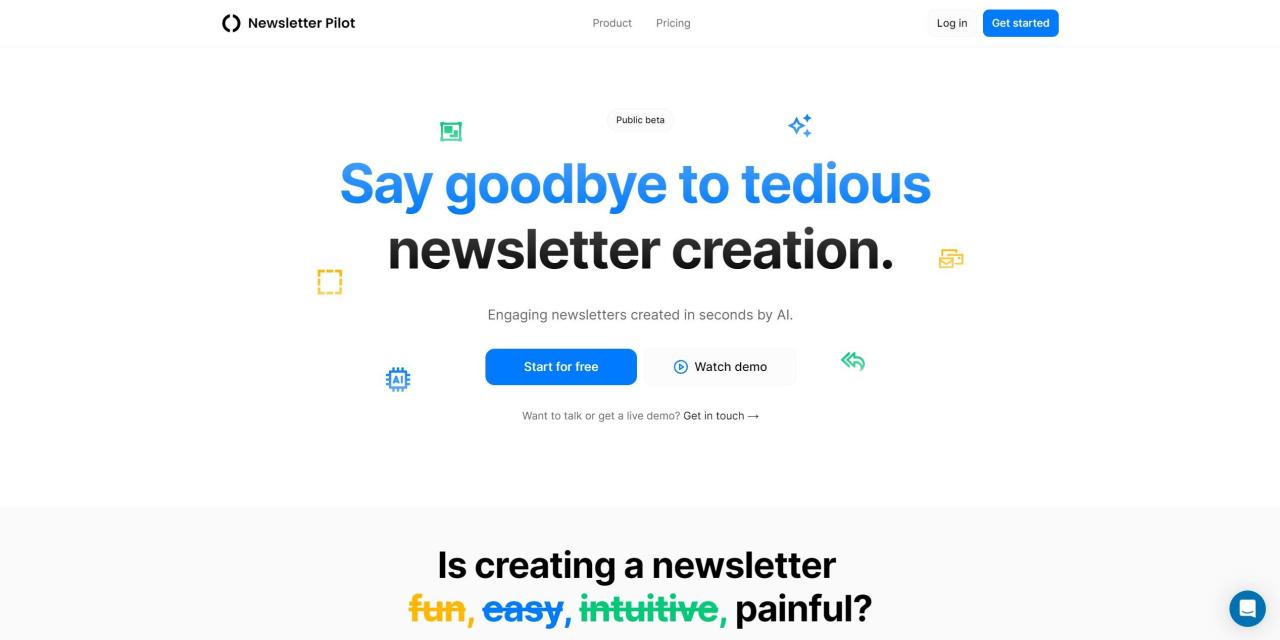 Herramienta IA Newsletter Pilot